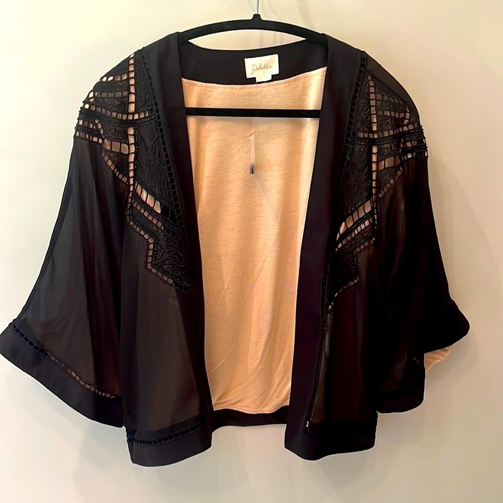 NWOT Anthropologie Deletta beaded jacket XS​​​​​​